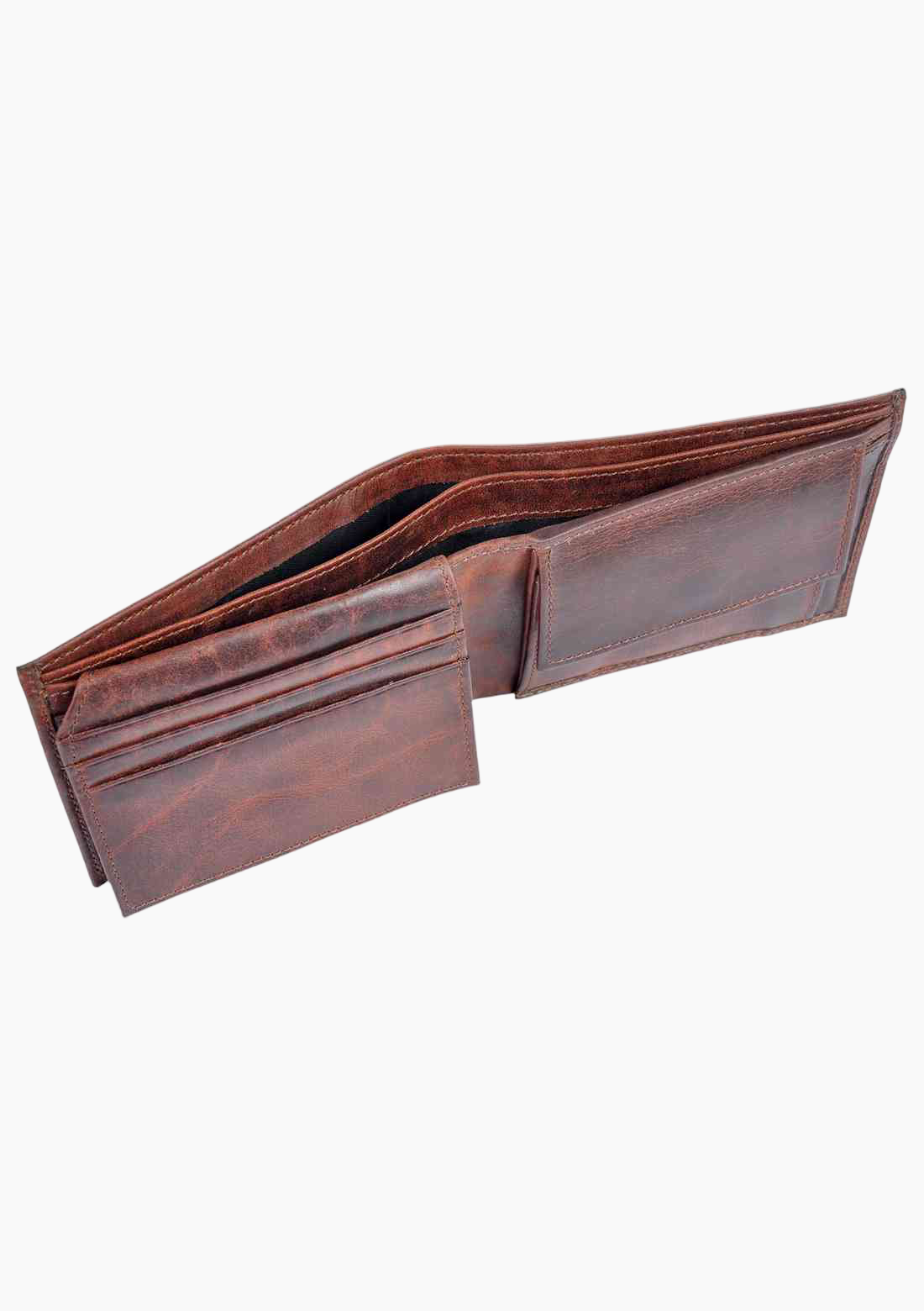 OHM Natural Grain Front ID Leather Wallet - Velora