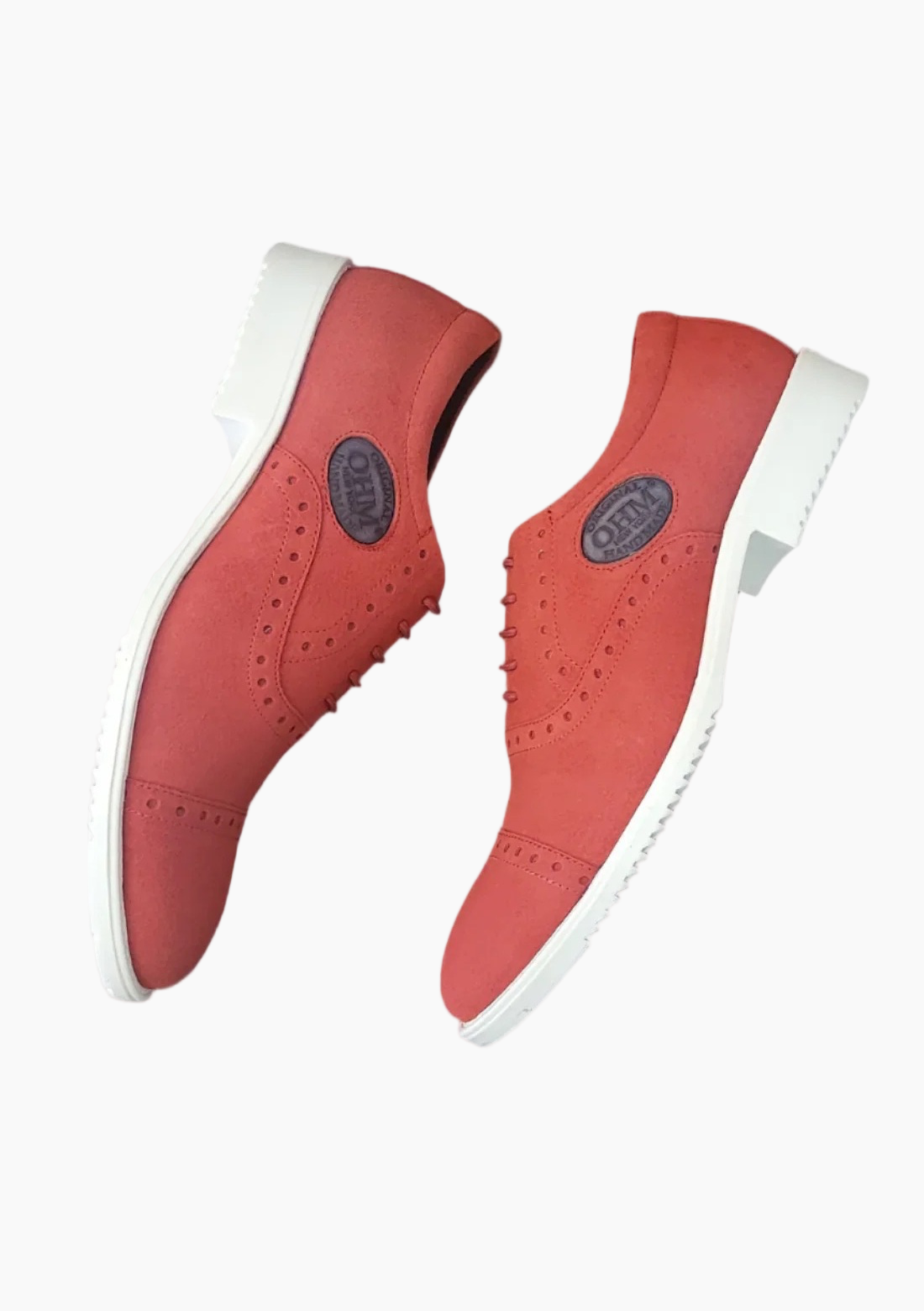 OHM Sporty Oxford Style Leather Shoes with OHM Embossed - Velora