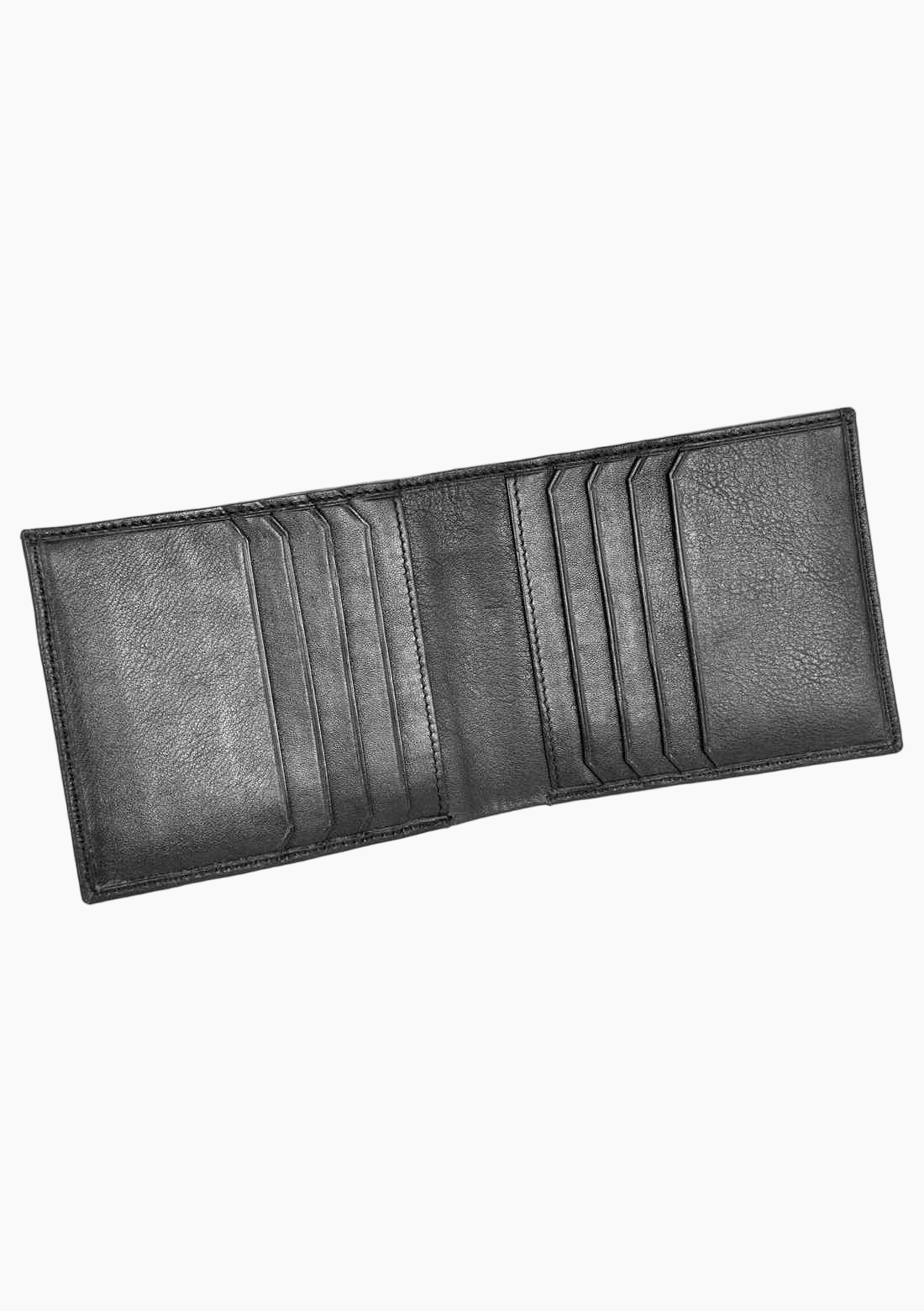 OHM Vertical Card Slot Leather Wallet - Velora