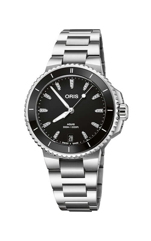 Oris Aquis Date Diamonds 01 733 7792 4194-07 8 19 05P - Velora