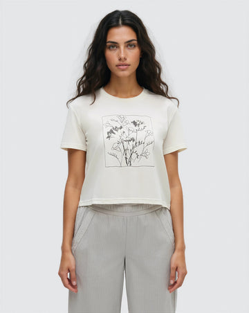 Floral Crop T-Shirt