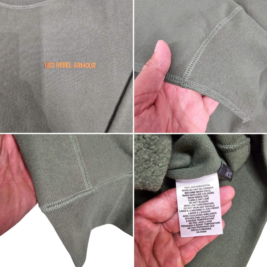 Oka Green Classic Crewneck - Velora Luxury Fashion