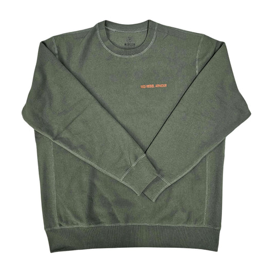 Oka Green Classic Crewneck - Velora