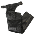 Open Road Men's 2 Pocket Premium Leather Chaps - Velora Luxury Fashion