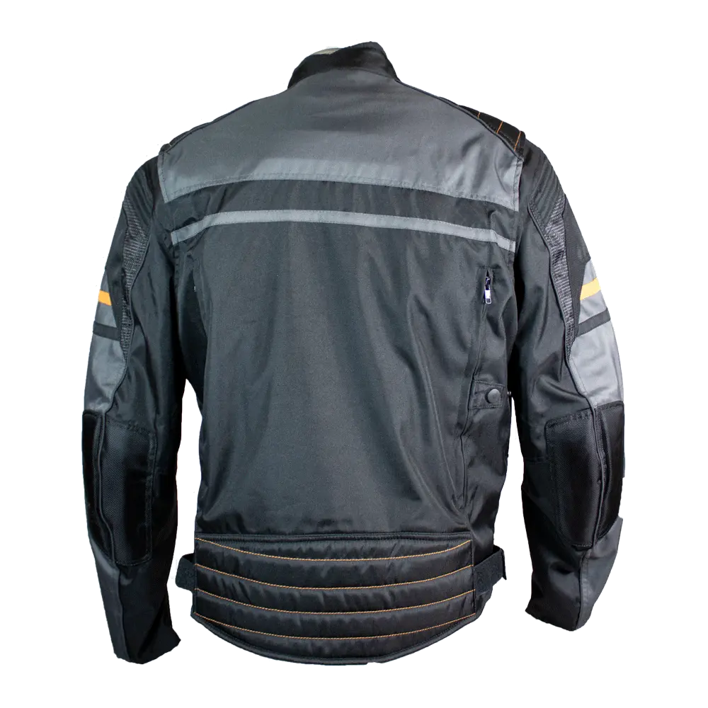 Open Road Men's Armored Textile Motorcycle Jacket - Velora Luxury Fashion
