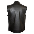 Open Road Men's Leather Club Vest - Velora Luxury Fashion