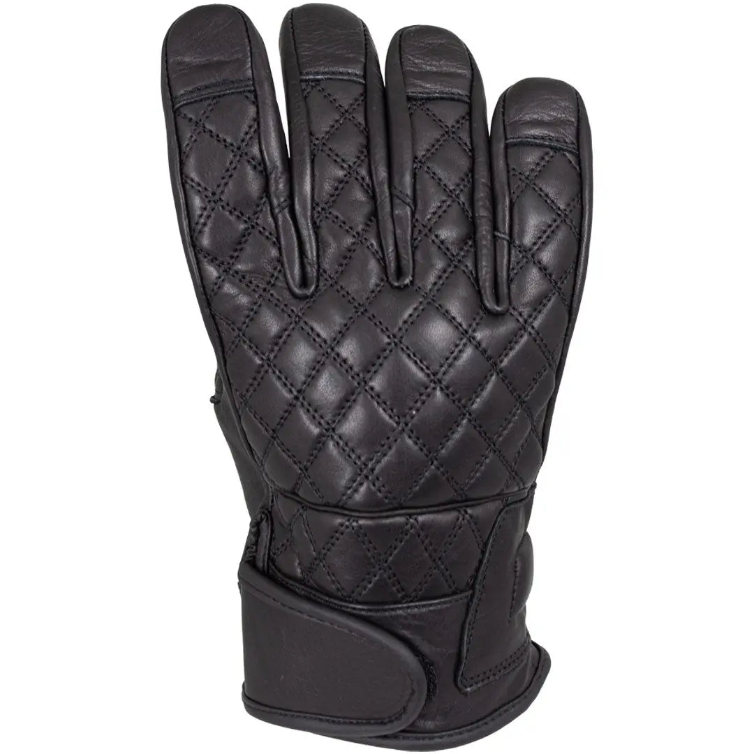 Open Road Men's Leather with Diamond Stitch Gloves - Velora Luxury Fashion