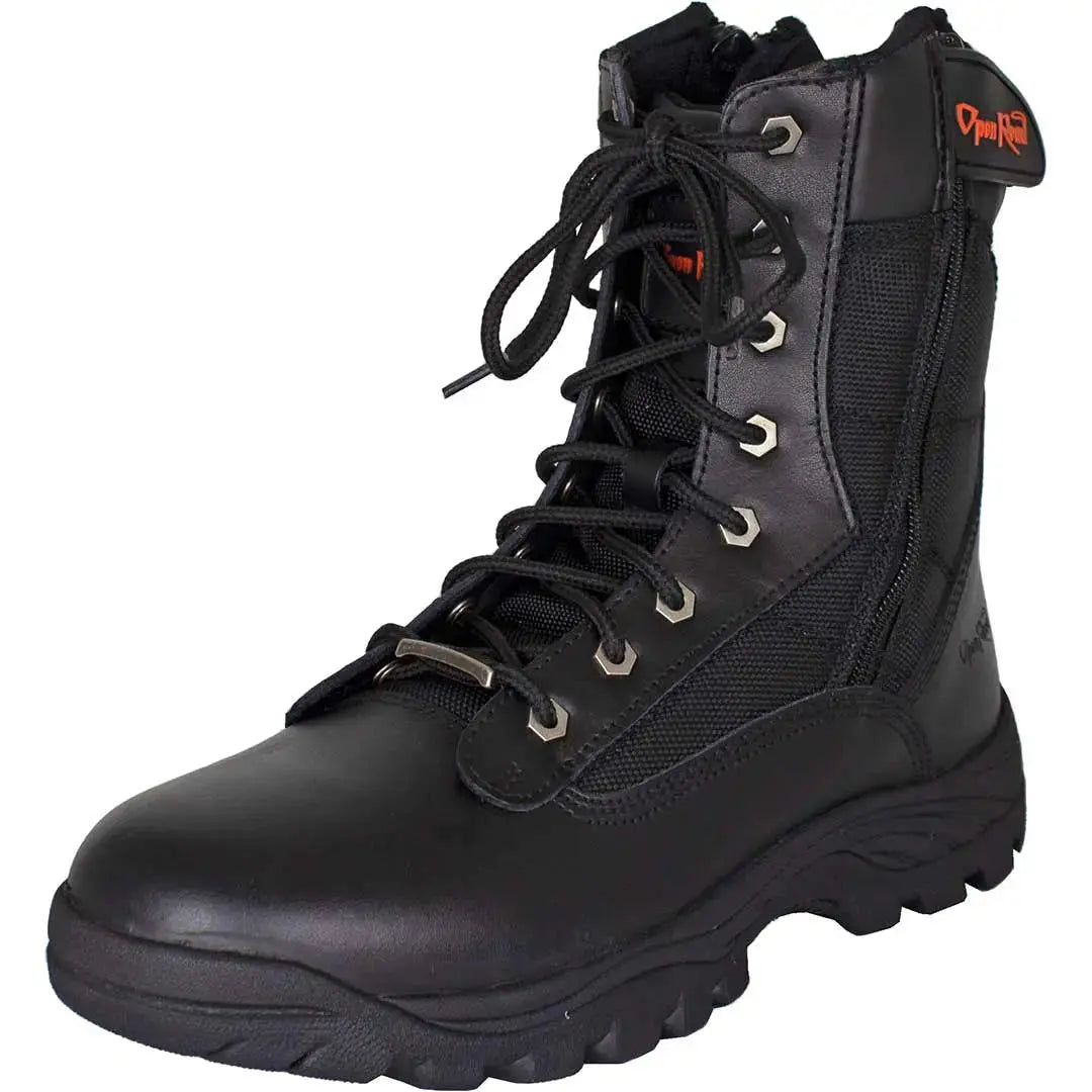 Open Road Men's Swat Motorcycle Boots - Velora Luxury Fashion