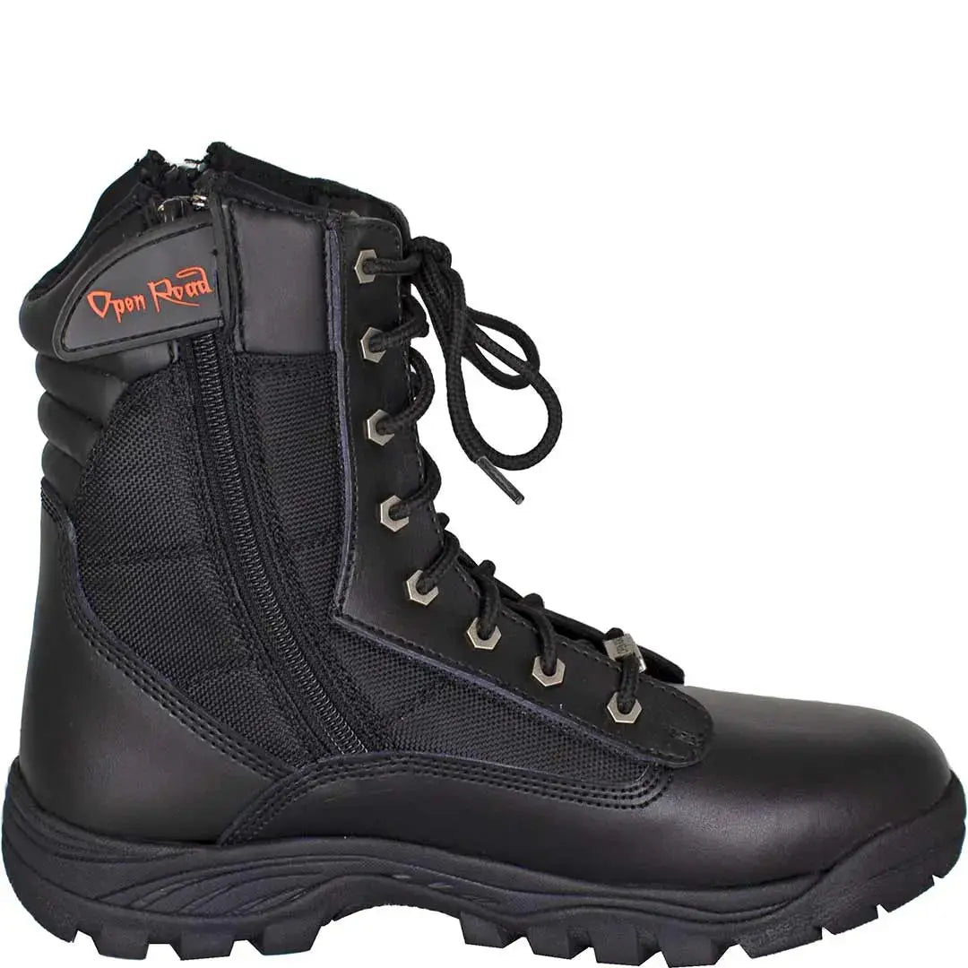 Open Road Men's Swat Motorcycle Boots - Velora Luxury Fashion