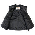 Open Road Men's Zip-Up Tactical Leather Vest - Velora Luxury Fashion