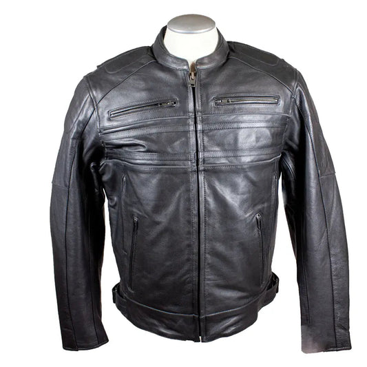 Open Road Men's Leather Armored Riding Jacket Boutique of Leathers/Open Road
