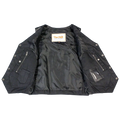 Open Road Women's Leather Vest - Velora Luxury Fashion
