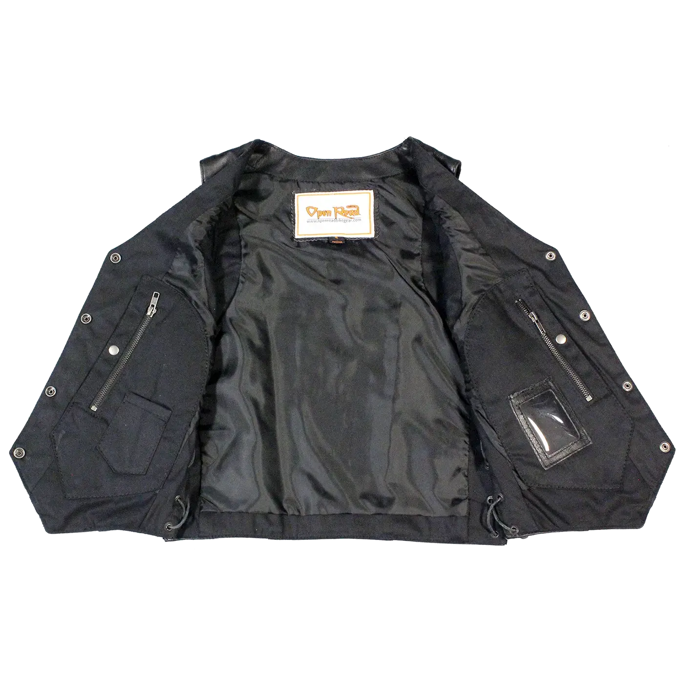 Open Road Women's Leather Vest - Velora Luxury Fashion