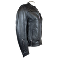 Open Road Women's Racer Leather Motorcycle Jacket - Velora Luxury Fashion