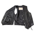 Open Road Women's Stud Accent Leather Vest - Velora Luxury Fashion