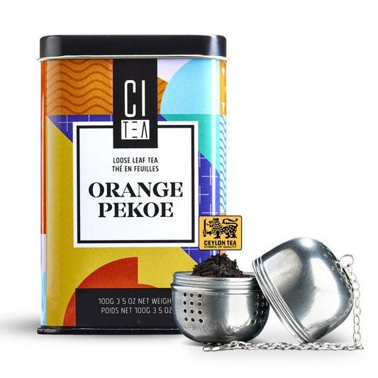 Orange Pekoe Loose Leaf Tea with Teaball - Velora Luxury Fashion