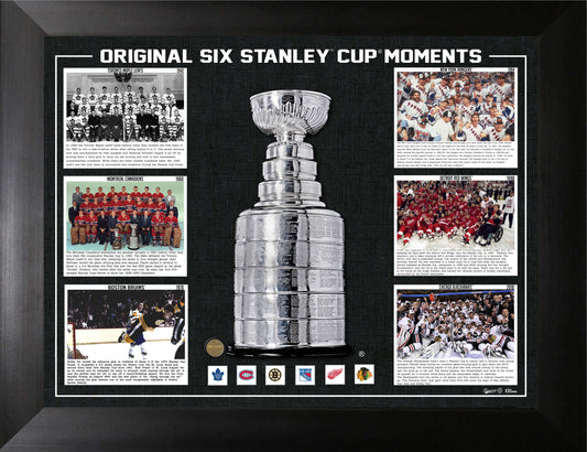 Original Six Stanley Cup Moments Frame - Velora Luxury Fashion