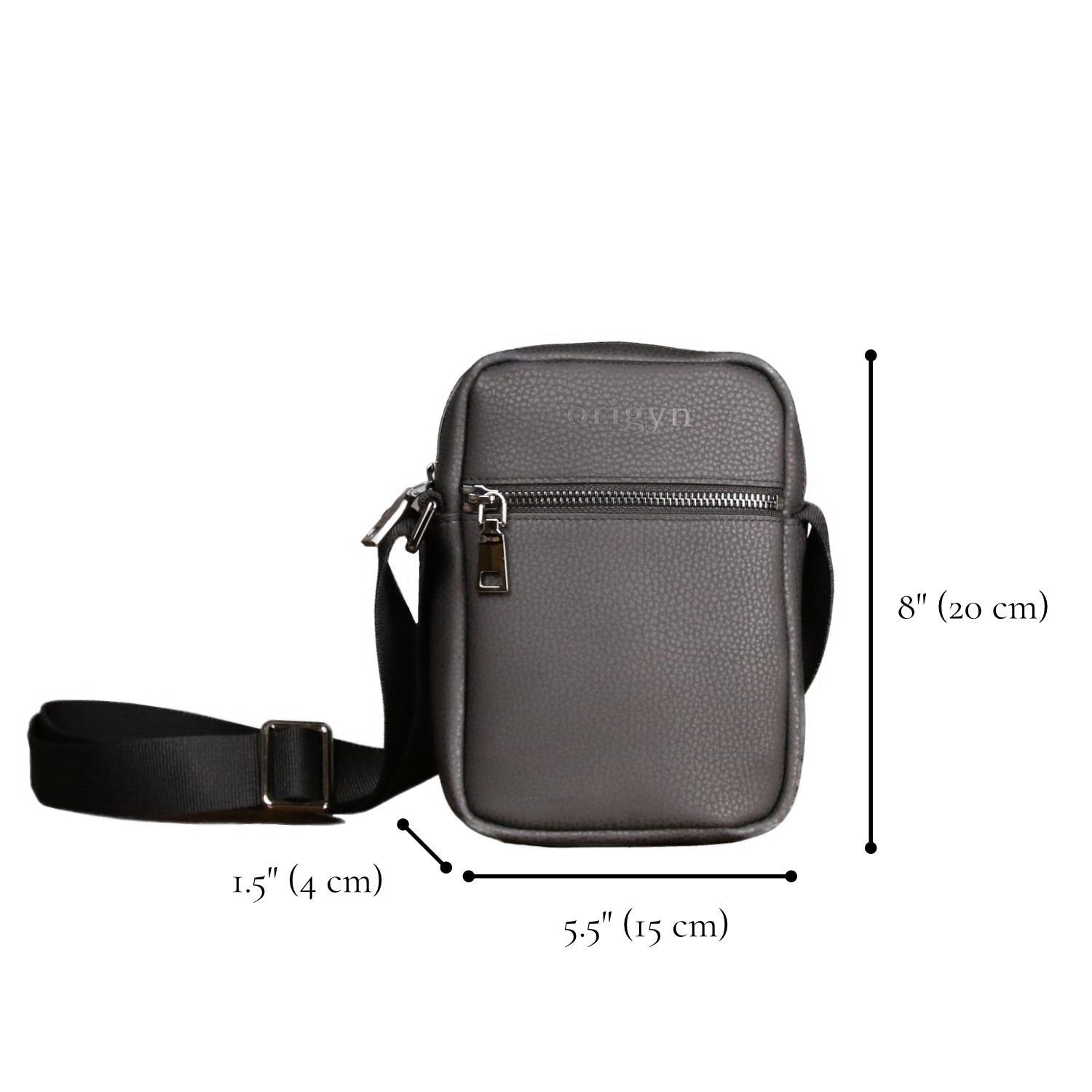 Origyn 02 - Plant-Based Vegan Leather Cross-body Handbag - Made with Plastic-Free MIRUM® - Velora Luxury Fashion