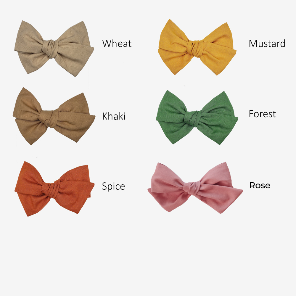 Oversized Baby Bows | 14 Colours Available - Velora Luxury Fashion