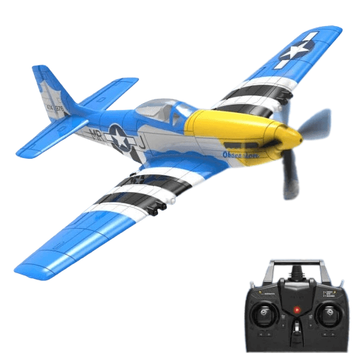 P51D Mustang EPP Warbird RC Glider - Durable, Beginner-Friendly - Velora Luxury Fashion