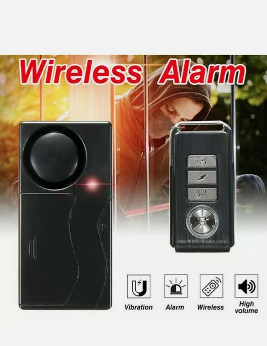 PERFECT FOR GHOST HUNTINGWireless Anti-theft Security Vibration Alarm LockRemote - Velora Luxury Fashion