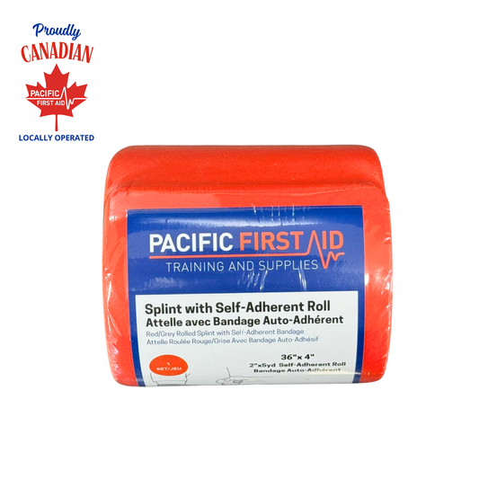 Splint with Adherent Wrap 36" x 4" - Velora