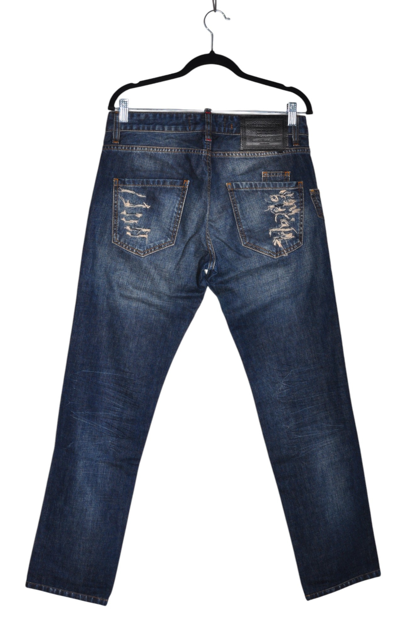 PHILIPP PLEIN Women Straight-Legged Jeans Regular fit in Blue - 32 - Velora Luxury Fashion
