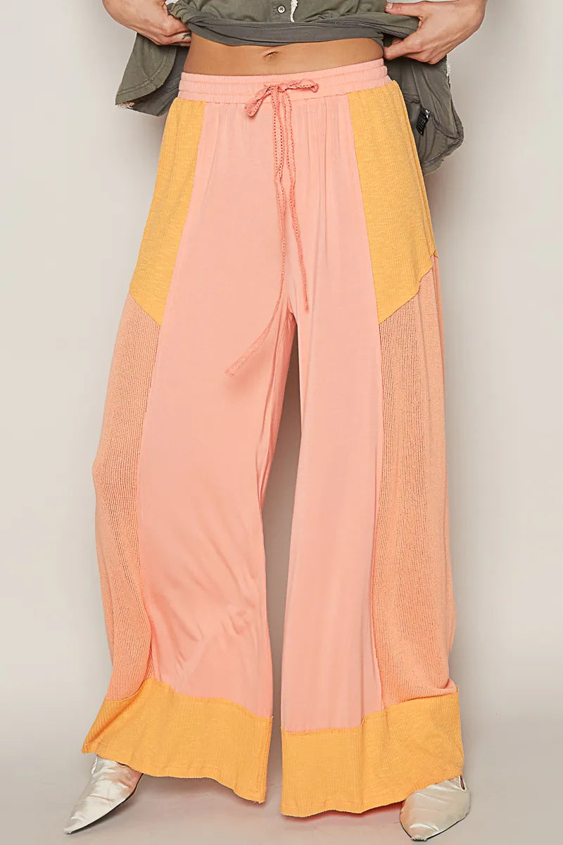 POL Drawstring Wide Leg Pants - Velora Luxury Fashion
