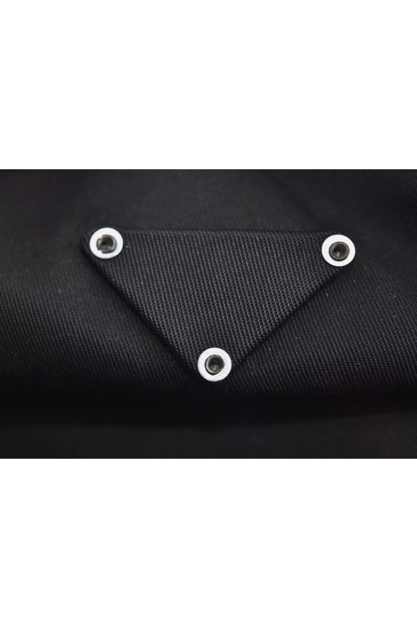 PRADA Nylon Leather Pouch Purse Black 3978K - Velora Luxury Fashion