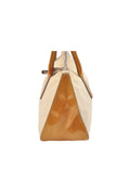 PRADA Nylon Tessuto Enamel Shoulder Hand Bag Purse Cream White 9257K - Velora Luxury Fashion