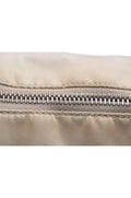 PRADA Nylon Tessuto Enamel Shoulder Hand Bag Purse Cream White 9257K - Velora Luxury Fashion