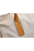 PRADA Nylon Tessuto Enamel Shoulder Hand Bag Purse Cream White 9257K - Velora Luxury Fashion
