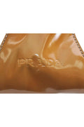 PRADA Nylon Tessuto Enamel Shoulder Hand Bag Purse Cream White 9257K - Velora Luxury Fashion