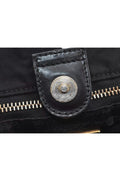 PRADA Vintage Nylon Tessuto Leather Shoulder Bag Purse Black 9107K - Velora Luxury Fashion
