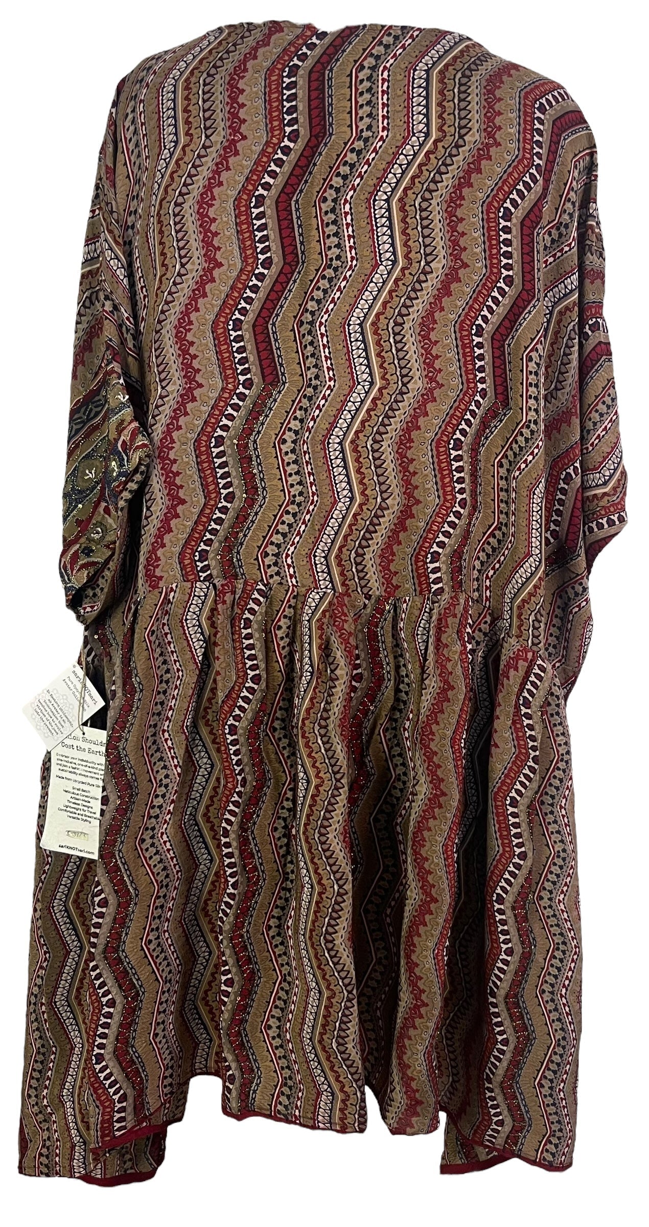 PRC3772 Avatar Pure Silk Boxy Babydoll Dress - Velora Luxury Fashion