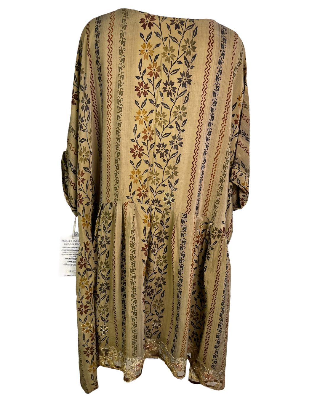 PRC3800 Avatar Pure Silk Boxy Babydoll Dress - Velora Luxury Fashion