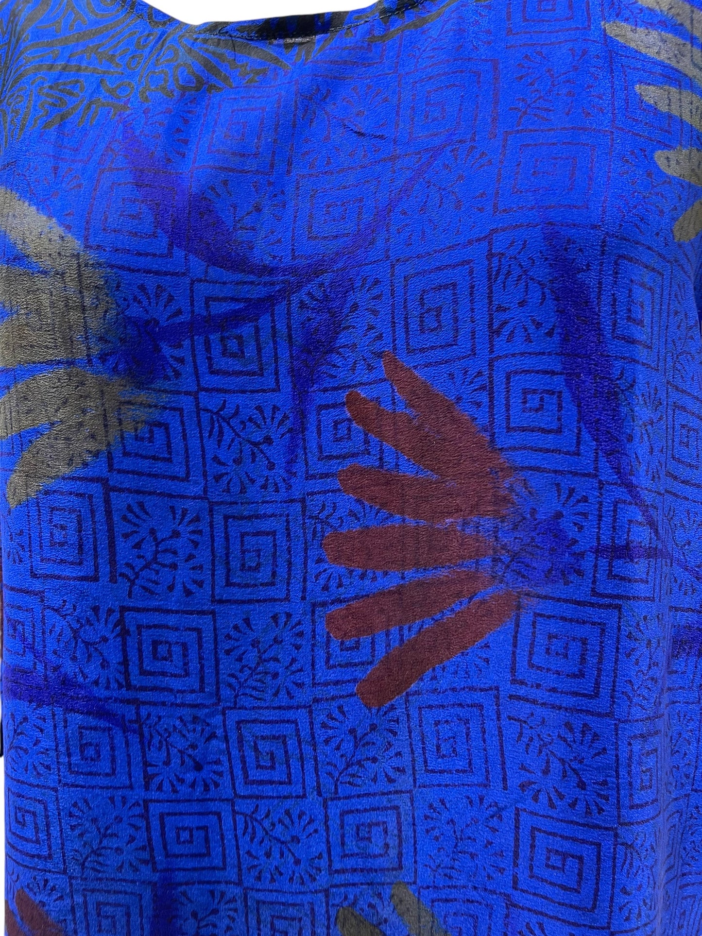 PRC5485 Avatar Pure Silk Self Pocket Tunic Dress - Velora Luxury Fashion