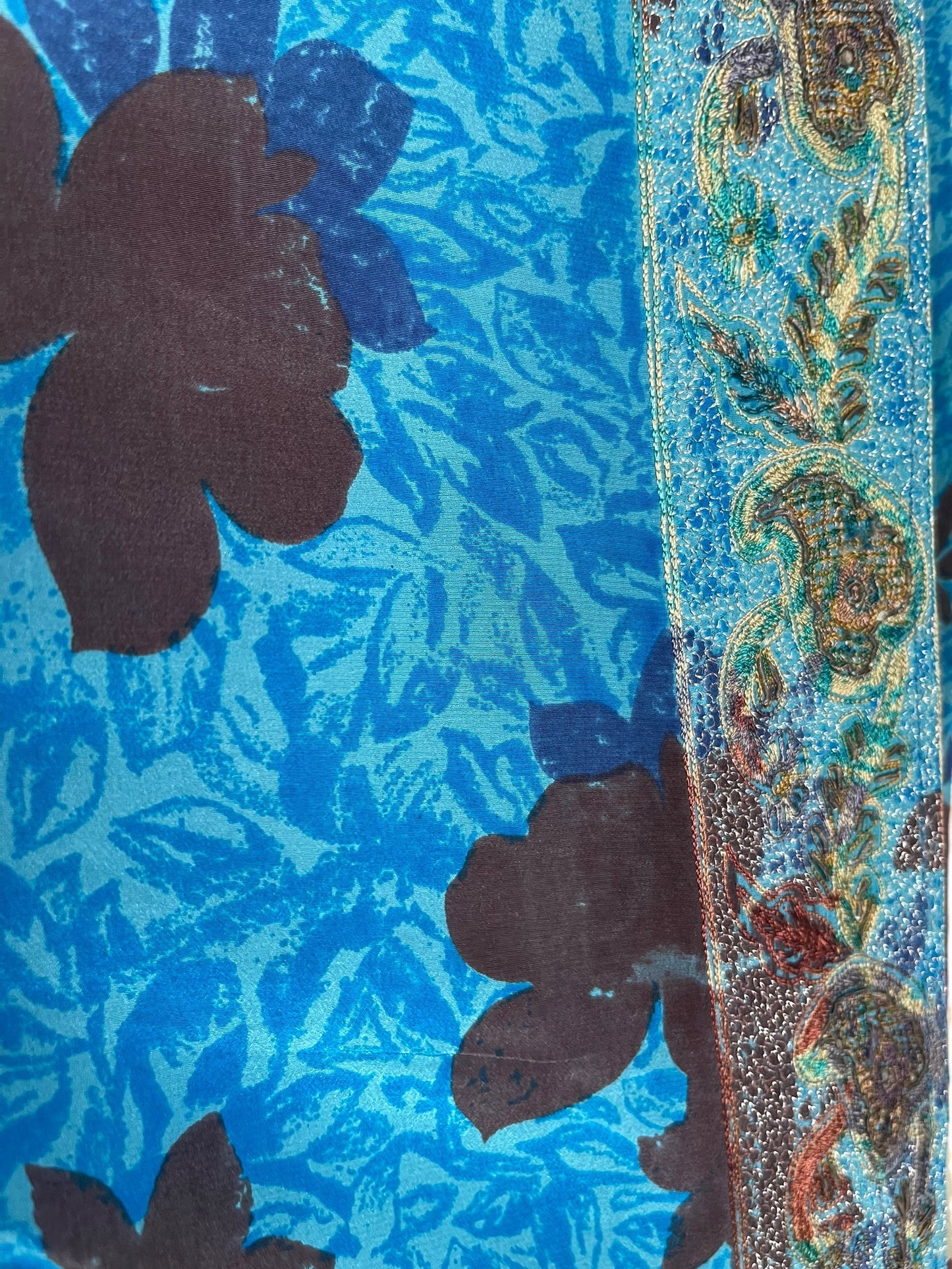 PRC5940 Avatar Pure Silk Kimono-Sleeved Jacket with Belt - Velora