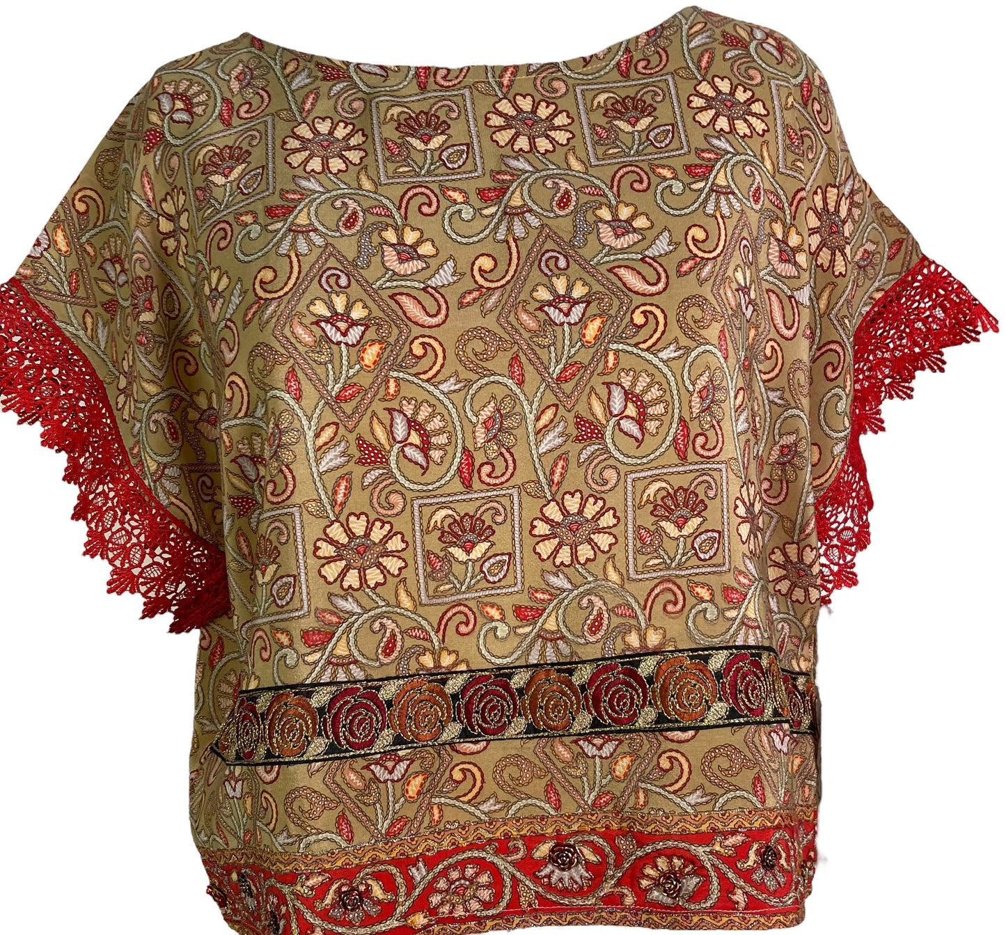 PRC6019 Avatar Pure Silk Boxy Top - Velora Luxury Fashion
