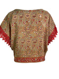 PRC6019 Avatar Pure Silk Boxy Top - Velora Luxury Fashion