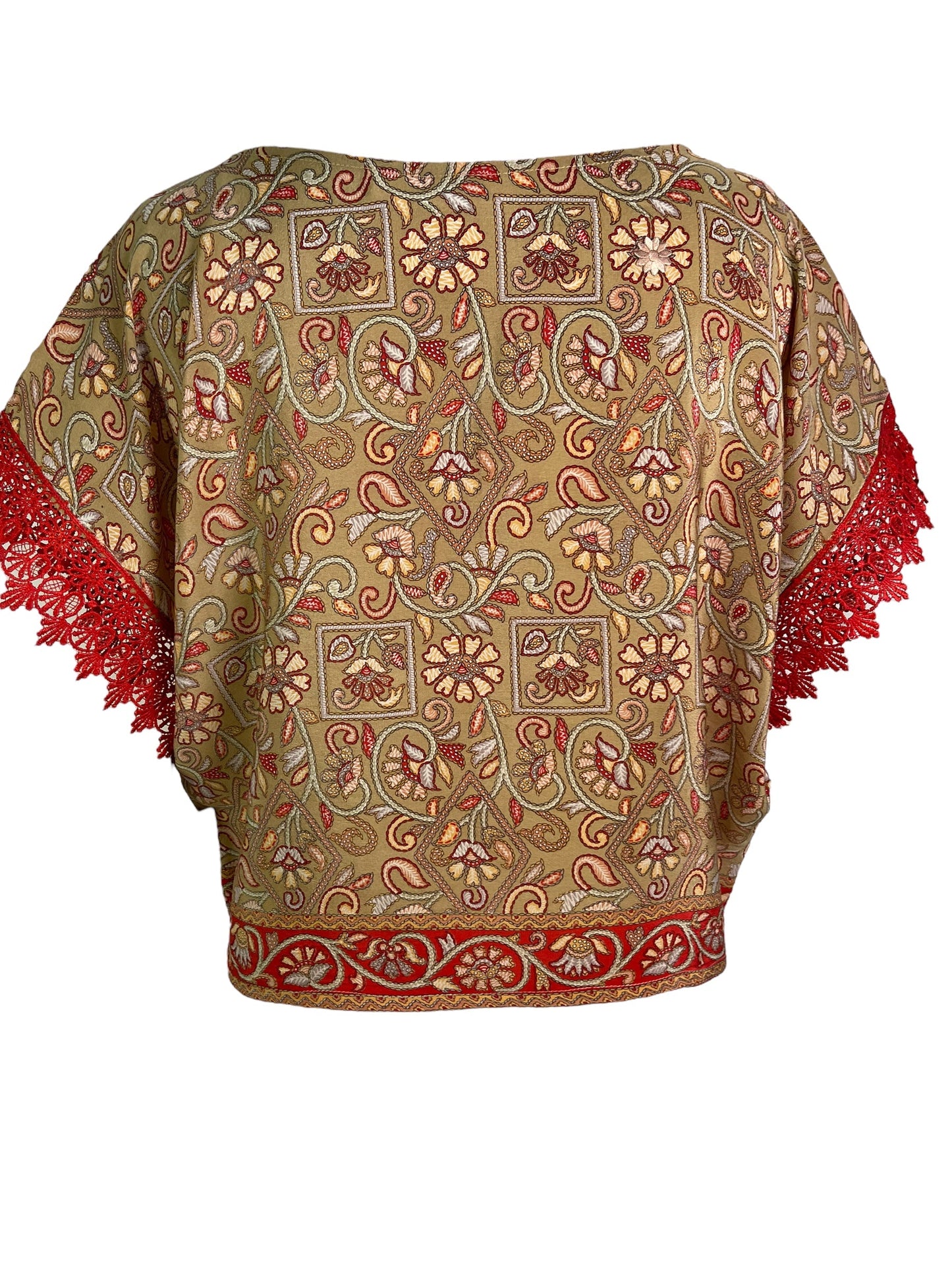 PRC6019 Avatar Pure Silk Boxy Top - Velora Luxury Fashion