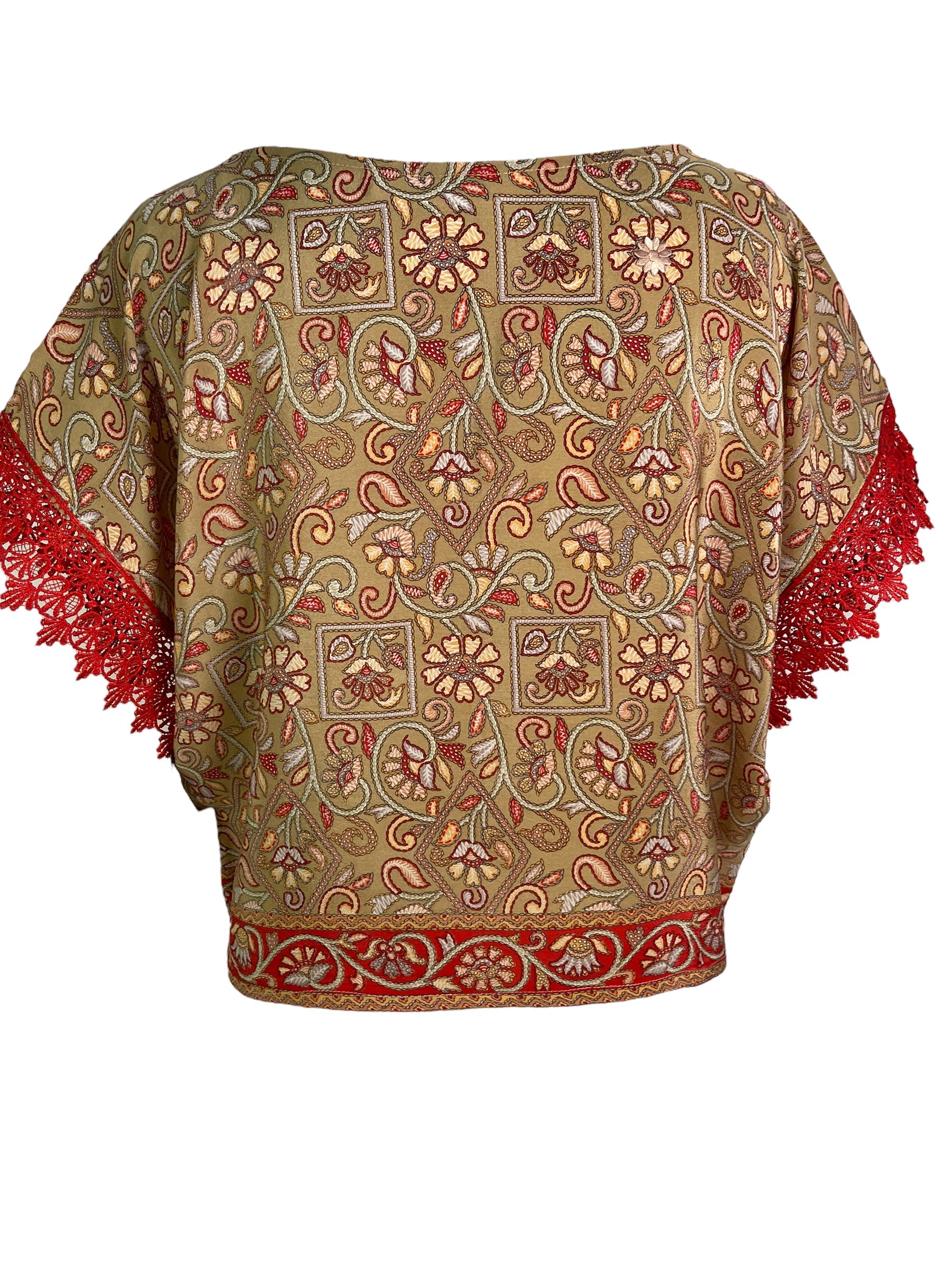 PRC6019 Avatar Pure Silk Boxy Top - Velora Luxury Fashion