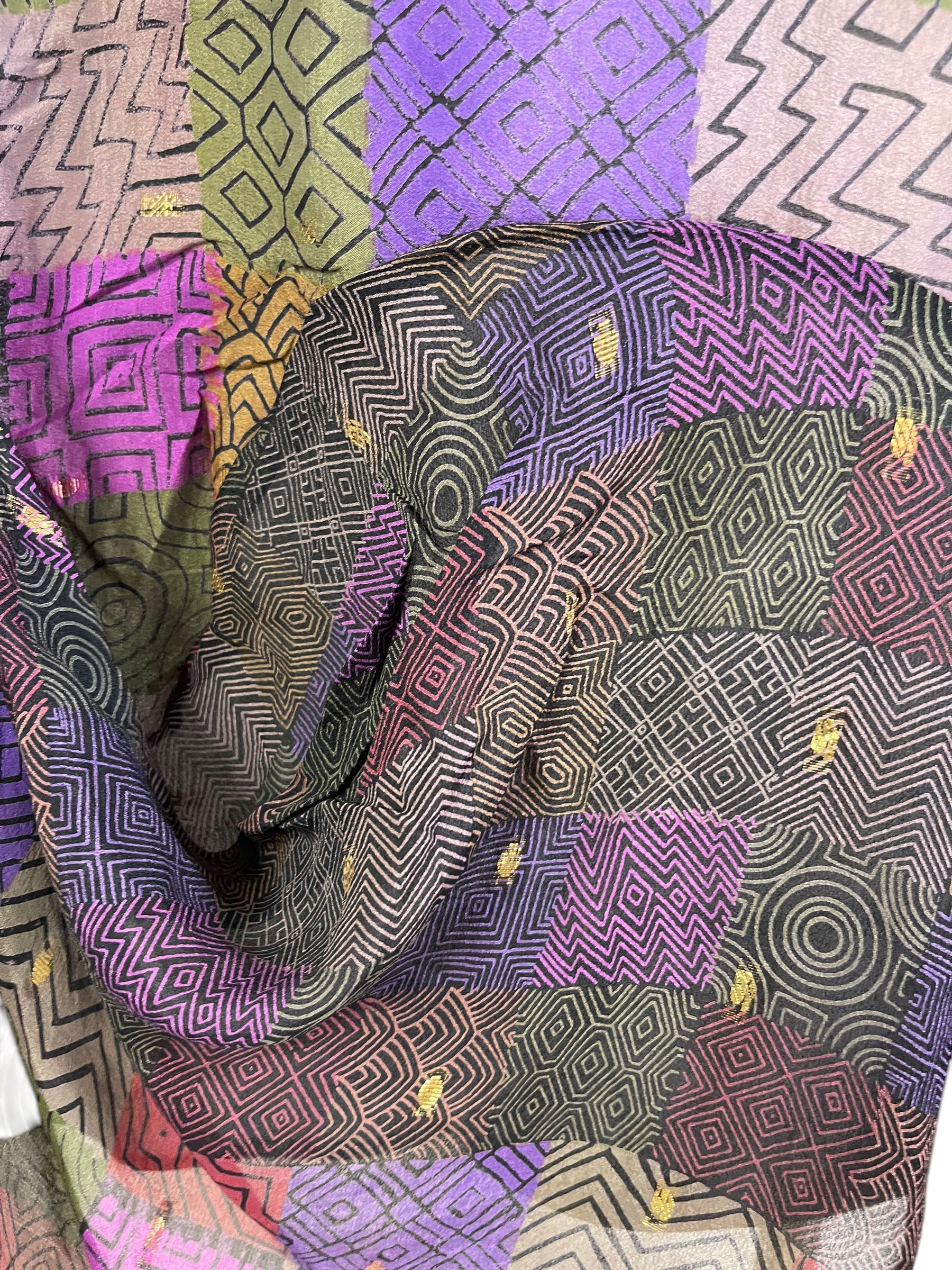 PRC6061 Avatar Pure Silk Self Pocket Tunic Dress - Velora Luxury Fashion