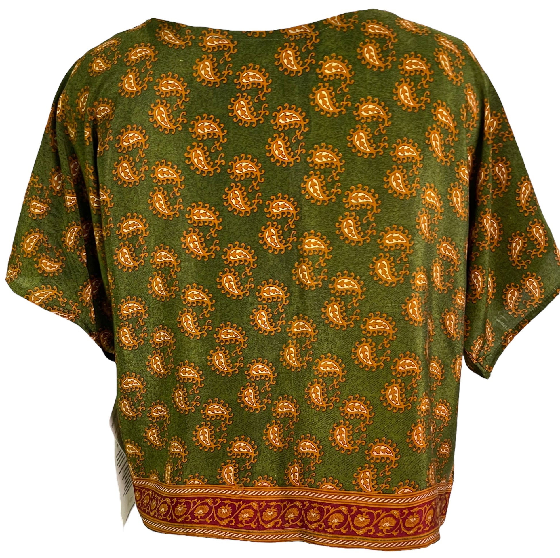 PRC6119 Avatar Pure Silk Boxy Top - Velora Luxury Fashion