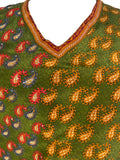 PRC6119 Avatar Pure Silk Short Kaftan Tunic without Slits - Velora Luxury Fashion