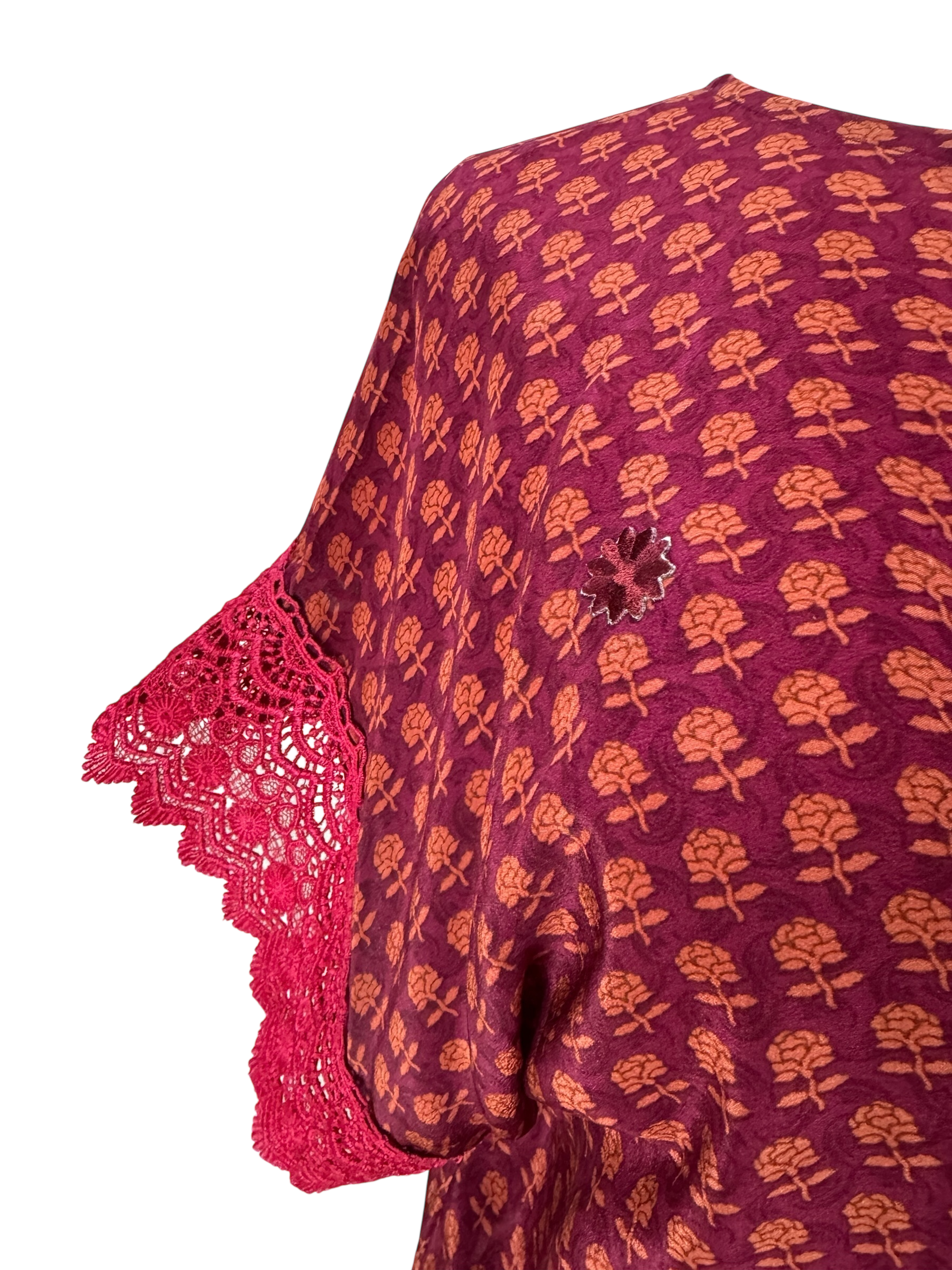 PRC6159 Avatar Pure Silk Boxy Top - Velora Luxury Fashion