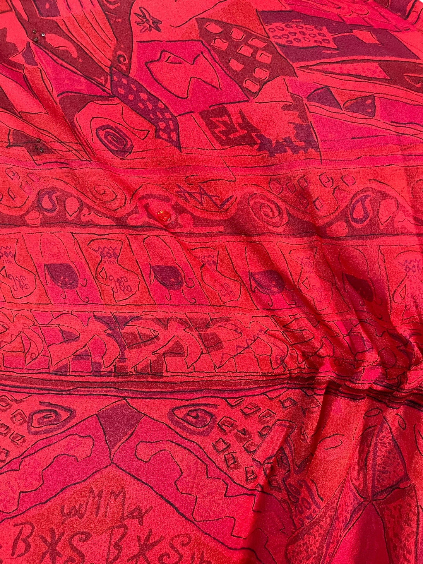 PRC6417 Avatar Pure Silk Maxi Kaftan - Velora Luxury Fashion