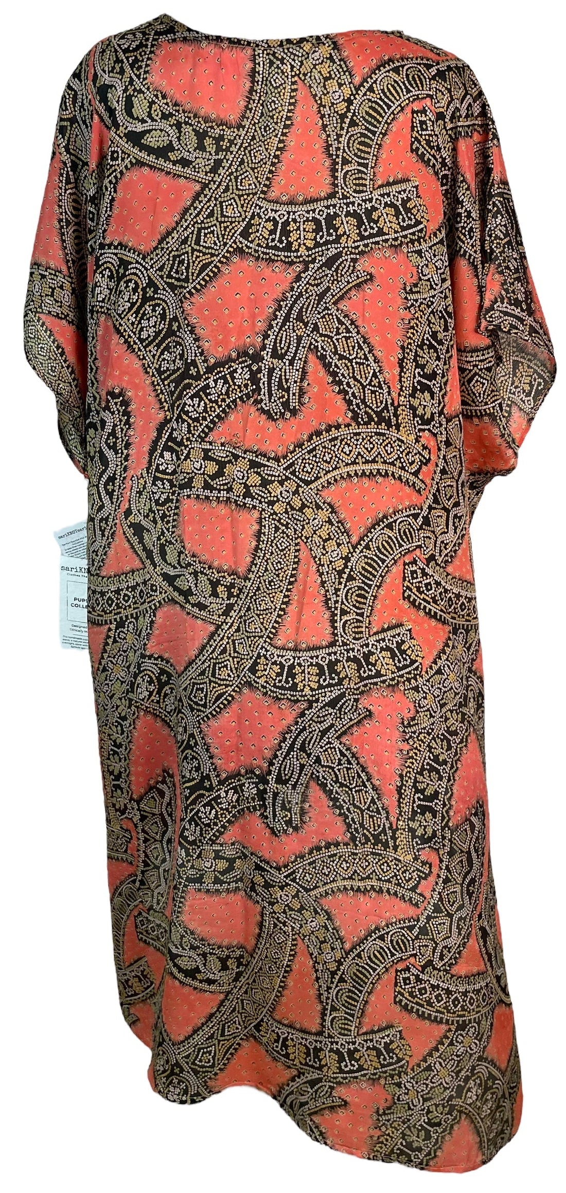 PRC6420 Avatar Pure Silk Maxi Kaftan - Velora Luxury Fashion