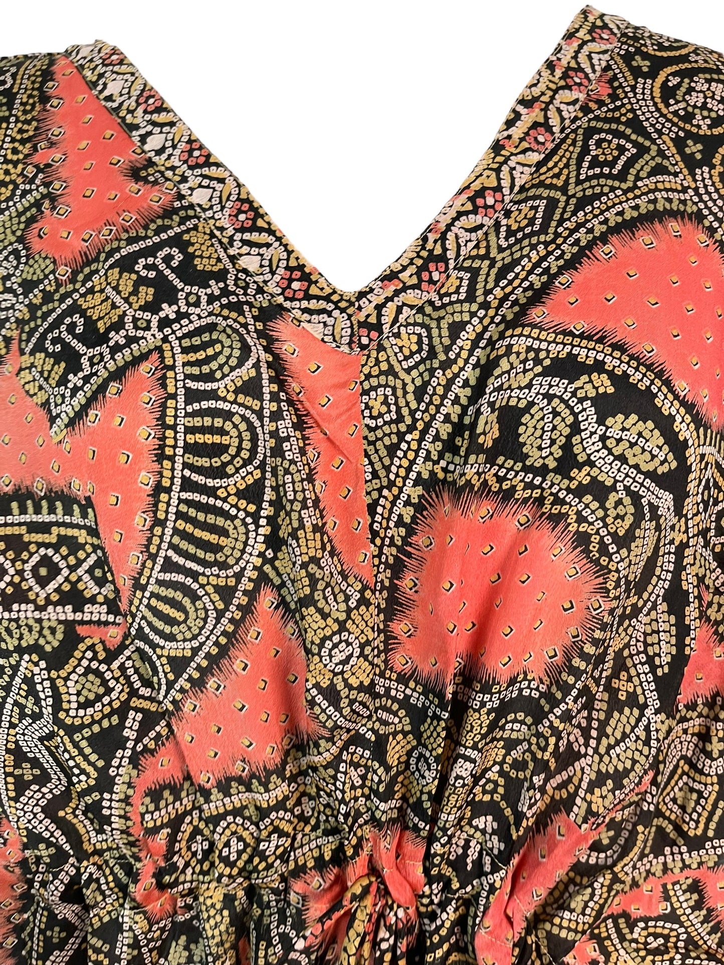 PRC6420 Avatar Pure Silk Maxi Kaftan - Velora Luxury Fashion