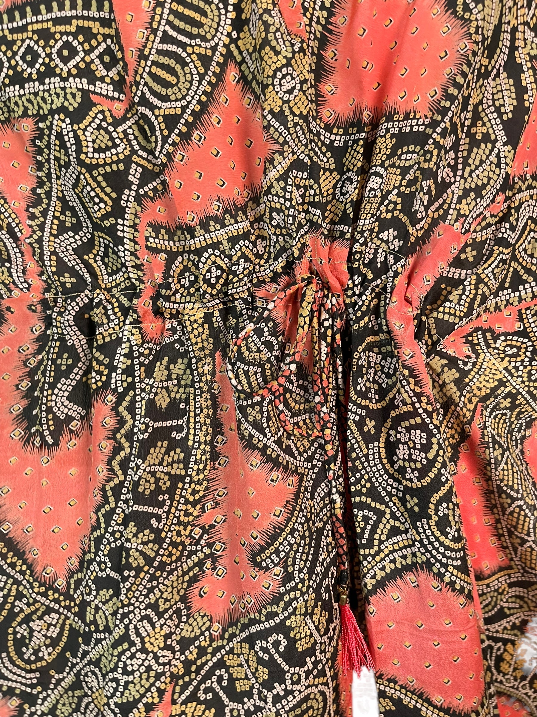 PRC6420 Avatar Pure Silk Maxi Kaftan - Velora Luxury Fashion